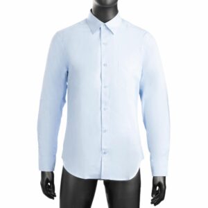 Camisa Twill Comfort Fit Puño Redondo BLUE