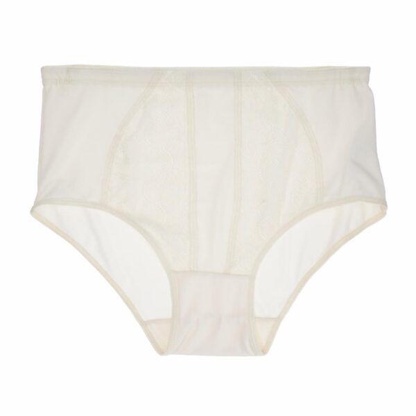 Panty Combinado Encaje Marfil NERY FAS