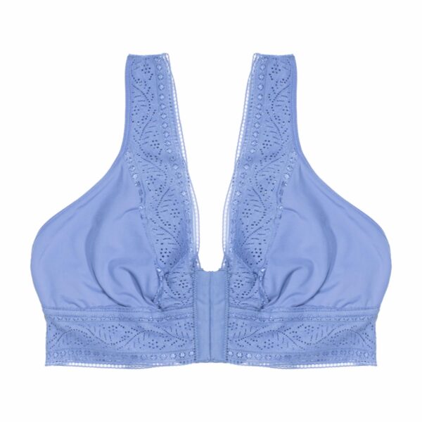 Brasier Encaje Broches Delanteros Tiras Anchas NERY FAS - Imagen 3
