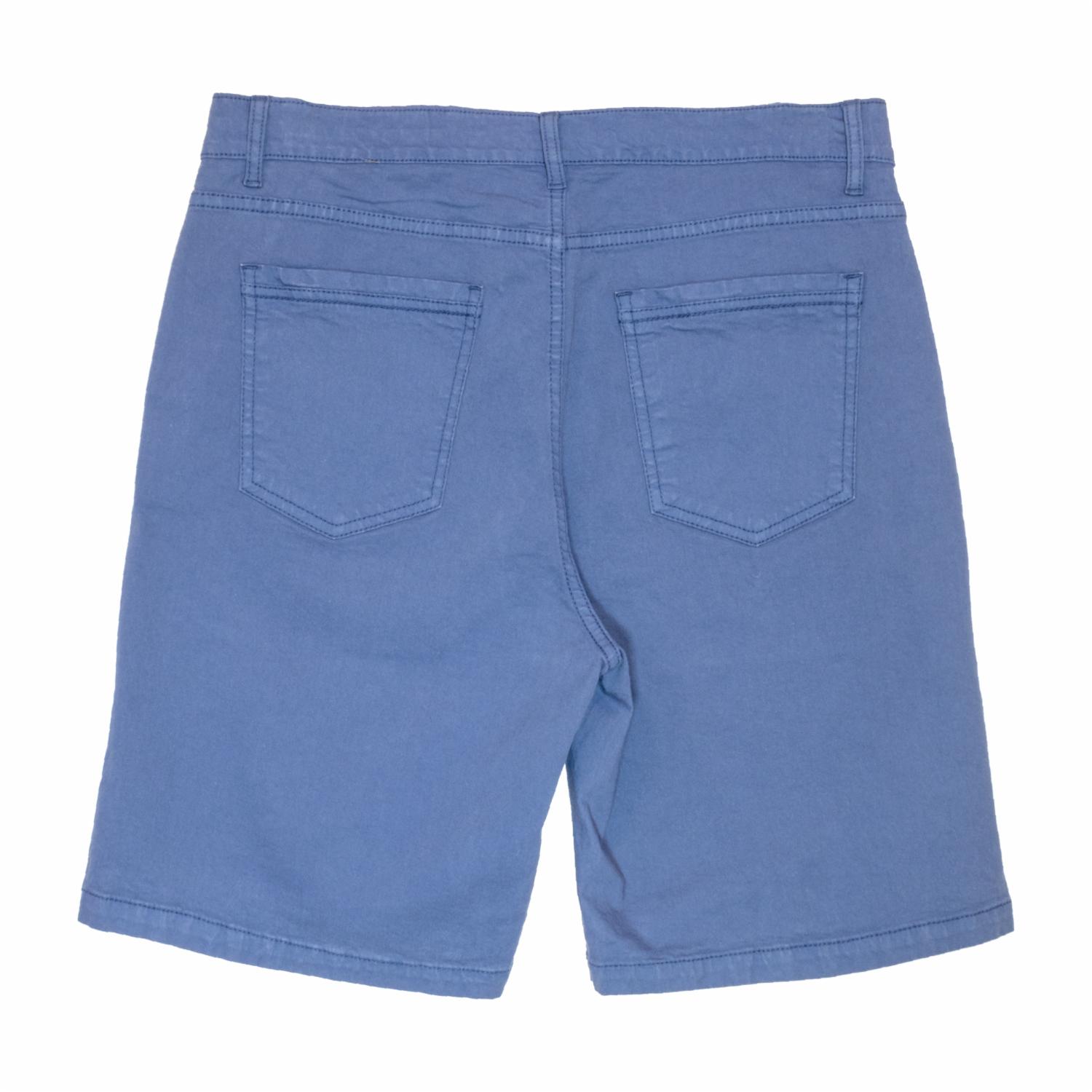 Bermuda De Caballero Drill Color Azul BLACK POINT - Imagen 2