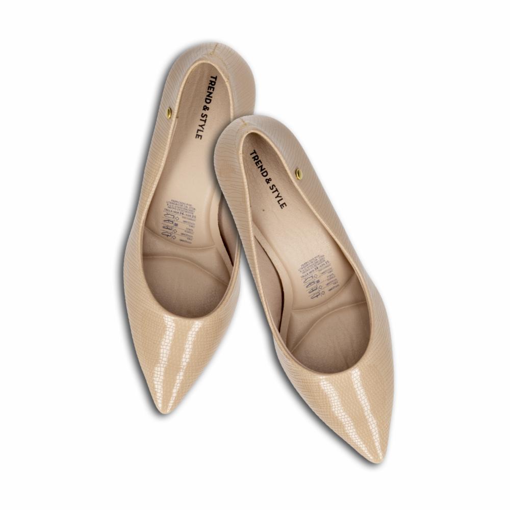 Tacón Clásico Beige TREND & STYLE - Imagen 2