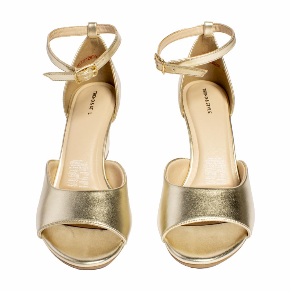 Sandalias Taco Magnolia Tira Ancha Con Correa TREND & STYLE - Imagen 3