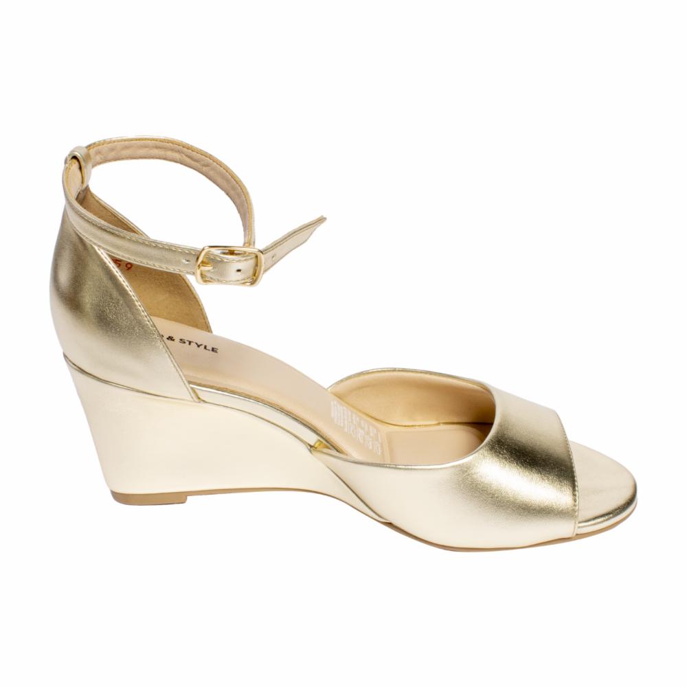 Sandalias Taco Magnolia Tira Ancha Con Correa TREND & STYLE - Imagen 4