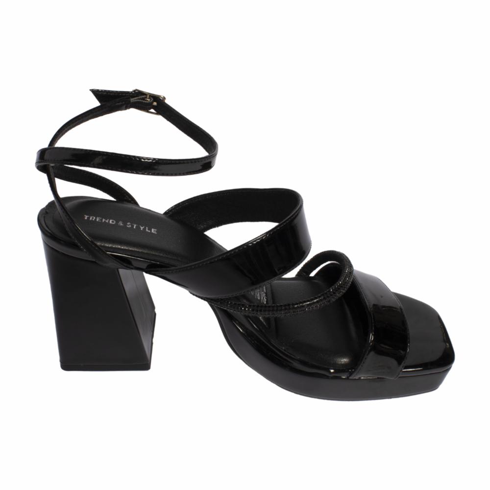 Sandalias Taco Ancho Tiras Cruzadas TREND & STYLE - Imagen 4