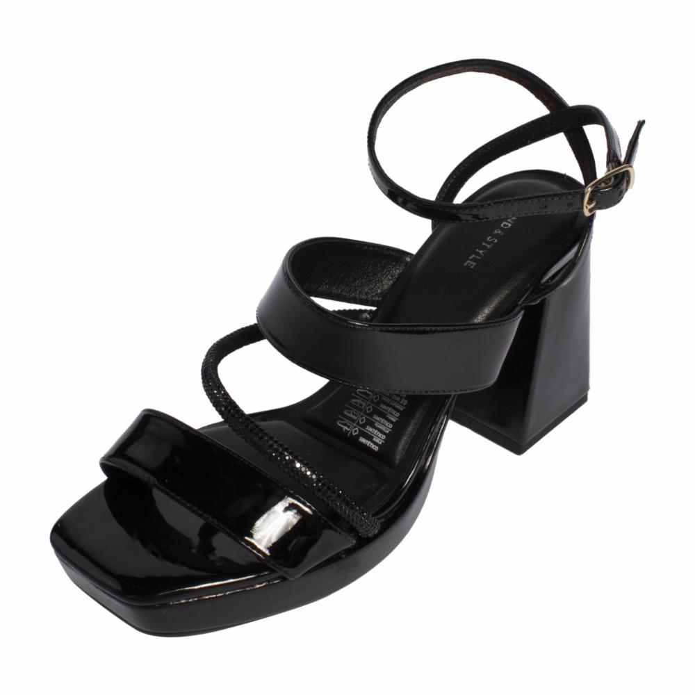 Sandalias Taco Ancho Tiras Cruzadas TREND & STYLE - Imagen 5