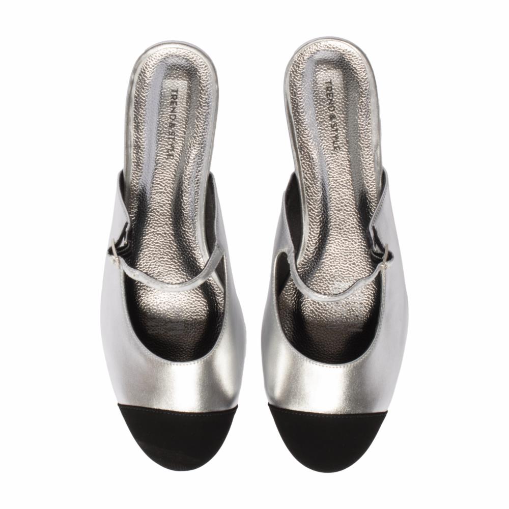 Zapatos Taco Bajo Punta Redonda Con Correa TREND & STYLE - Imagen 2