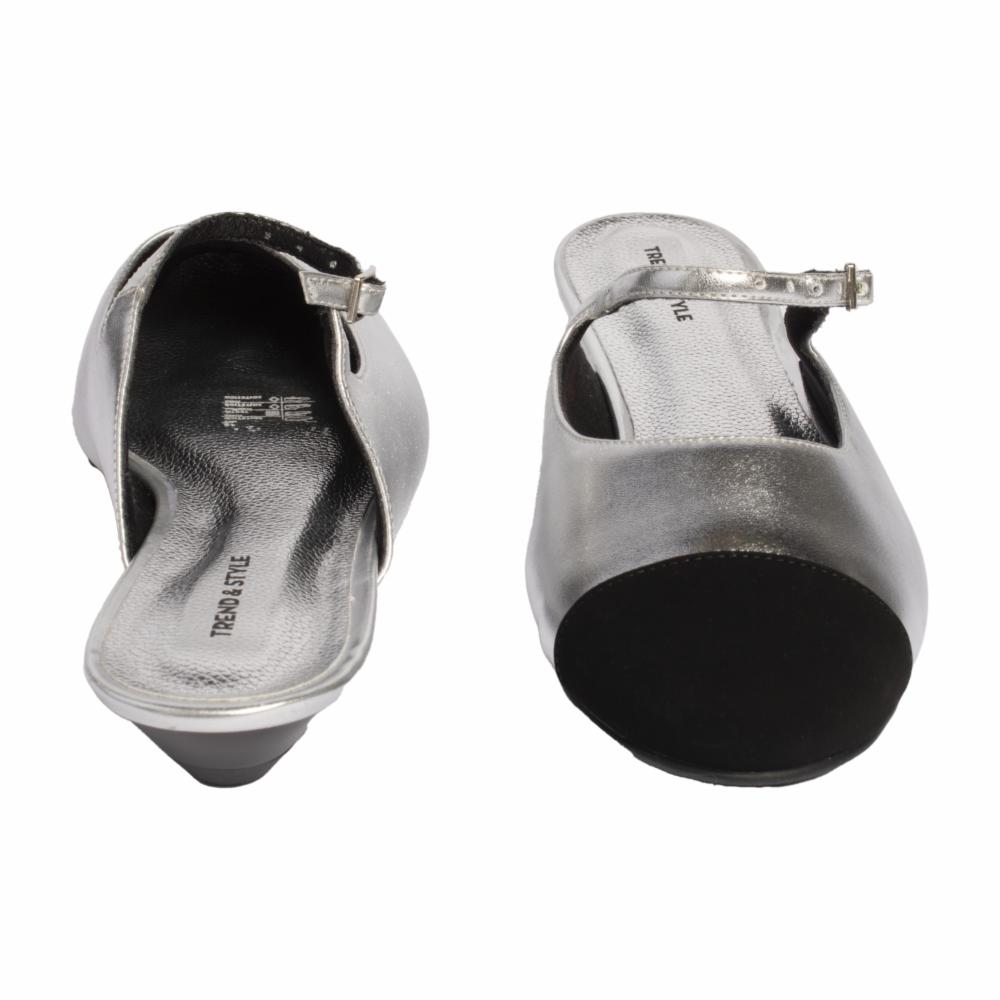 Zapatos Taco Bajo Punta Redonda Con Correa TREND & STYLE - Imagen 3