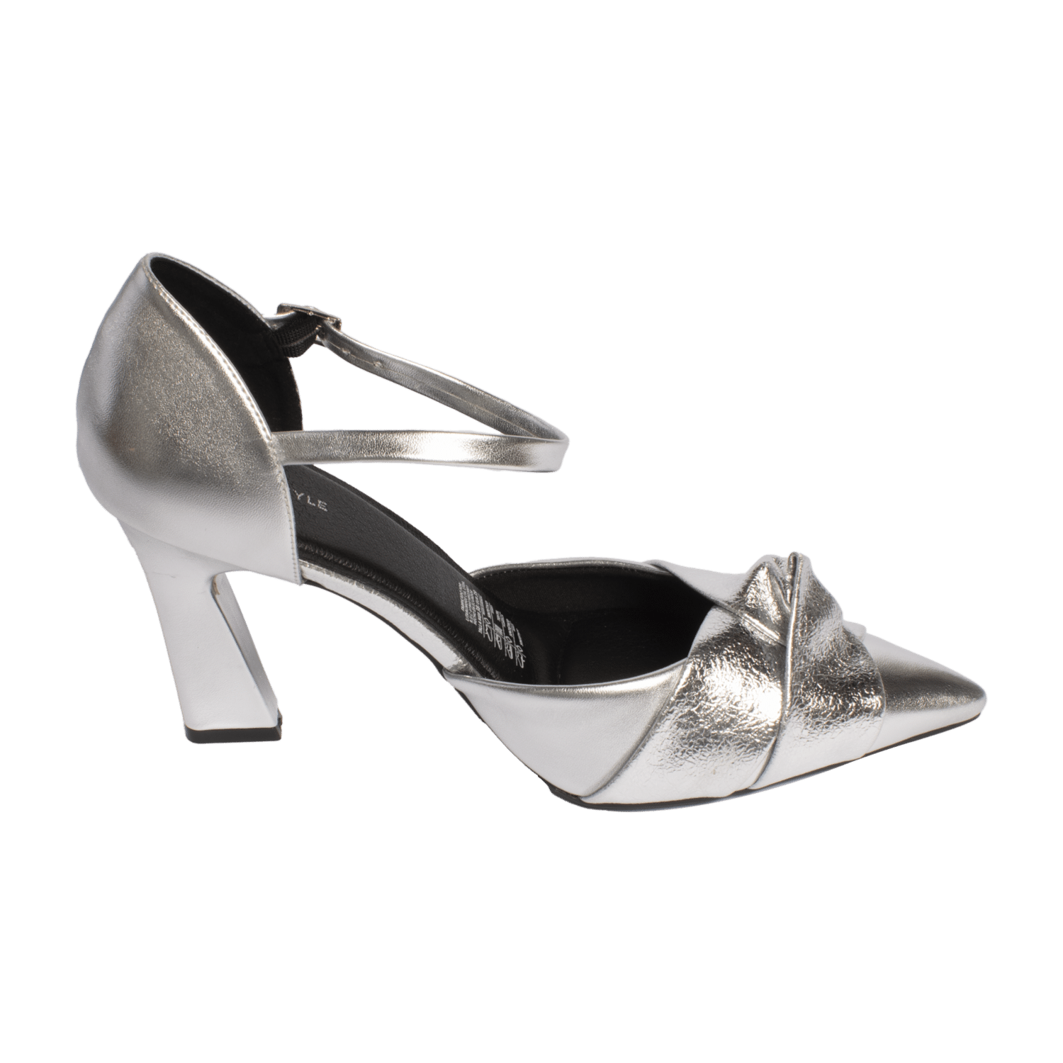 Zapatos Stileto Taco Delgado Con Aplique De Nudo Con Correa TREND & STYLE
