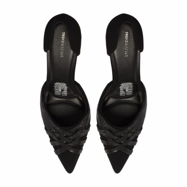 Zapatos Taco Fino Punta Con Tiras Cruzadas TREND & STYLE - Imagen 2