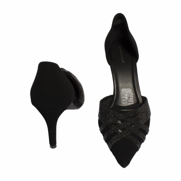 Zapatos Taco Fino Punta Con Tiras Cruzadas TREND & STYLE - Imagen 3