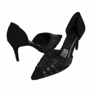 Zapatos Taco Fino Punta Con Tiras Cruzadas TREND & STYLE