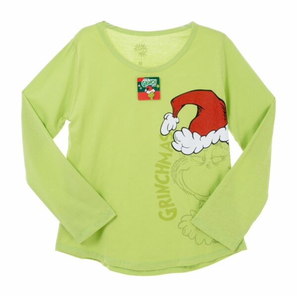 Pijama Manga Larga Con Pantalón Grinch GRINCH - Imagen 2