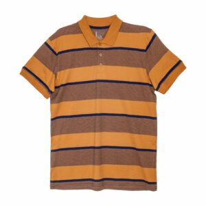 Camisa Polo Manga Corta Color Naranja BLUE