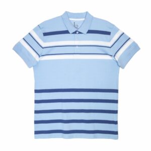 Camisa Polo Manga Corta Color Celeste BLUE