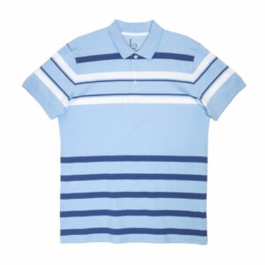 Camisa Polo Manga Corta Color Celeste BLUE