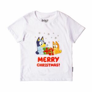 Pijama Navideña Cuello Redondo Manga Corta BLUEY