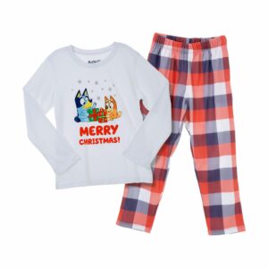 Pijama Manga Larga Con Pantalón Navidad BLUEY