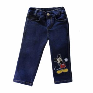 Jeans Mickey Mouse Cintura Regulable Con Bolsillo DISNEY