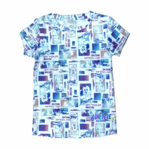 Camiseta Manga Corta Minnie Mouse Blanco Combinado DISNEY