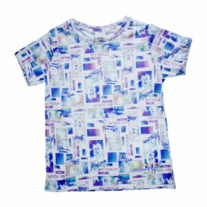 Camiseta Mickey Mouse 100 Años Manga Corta Blanco Combinado DISNEY