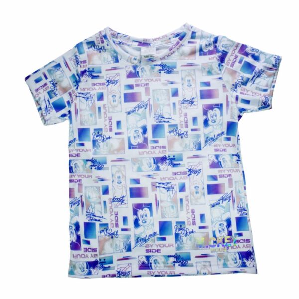 Camiseta Mickey Mouse 100 Años Manga Corta Blanco Combinado DISNEY - Imagen 3