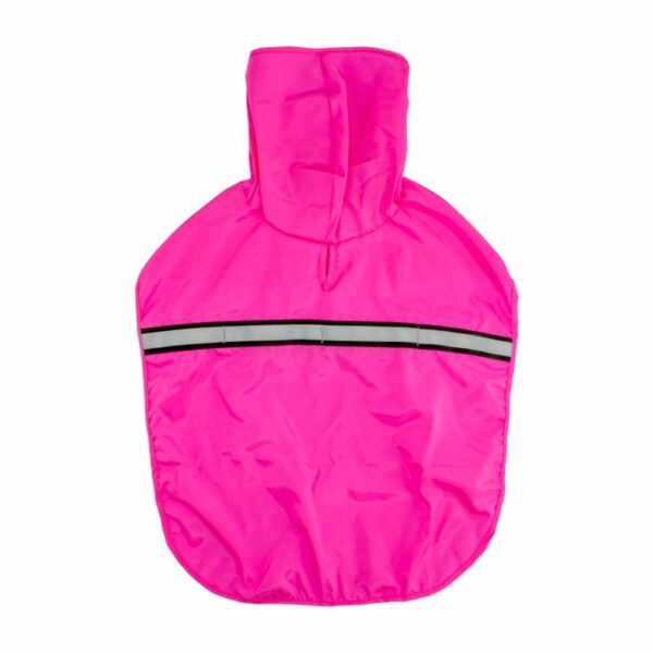 Capa Para Mascota Contra Lluvia Diseño Tommy Color Fucsia GUAU DOG FASHION - Imagen 2