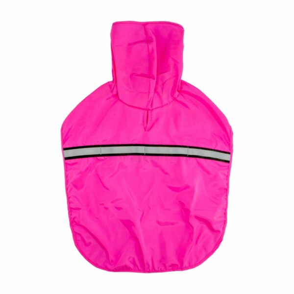 Capa Para Mascota Contra Lluvia Diseño Tommy Color Fucsia GUAU DOG FASHION - Imagen 2