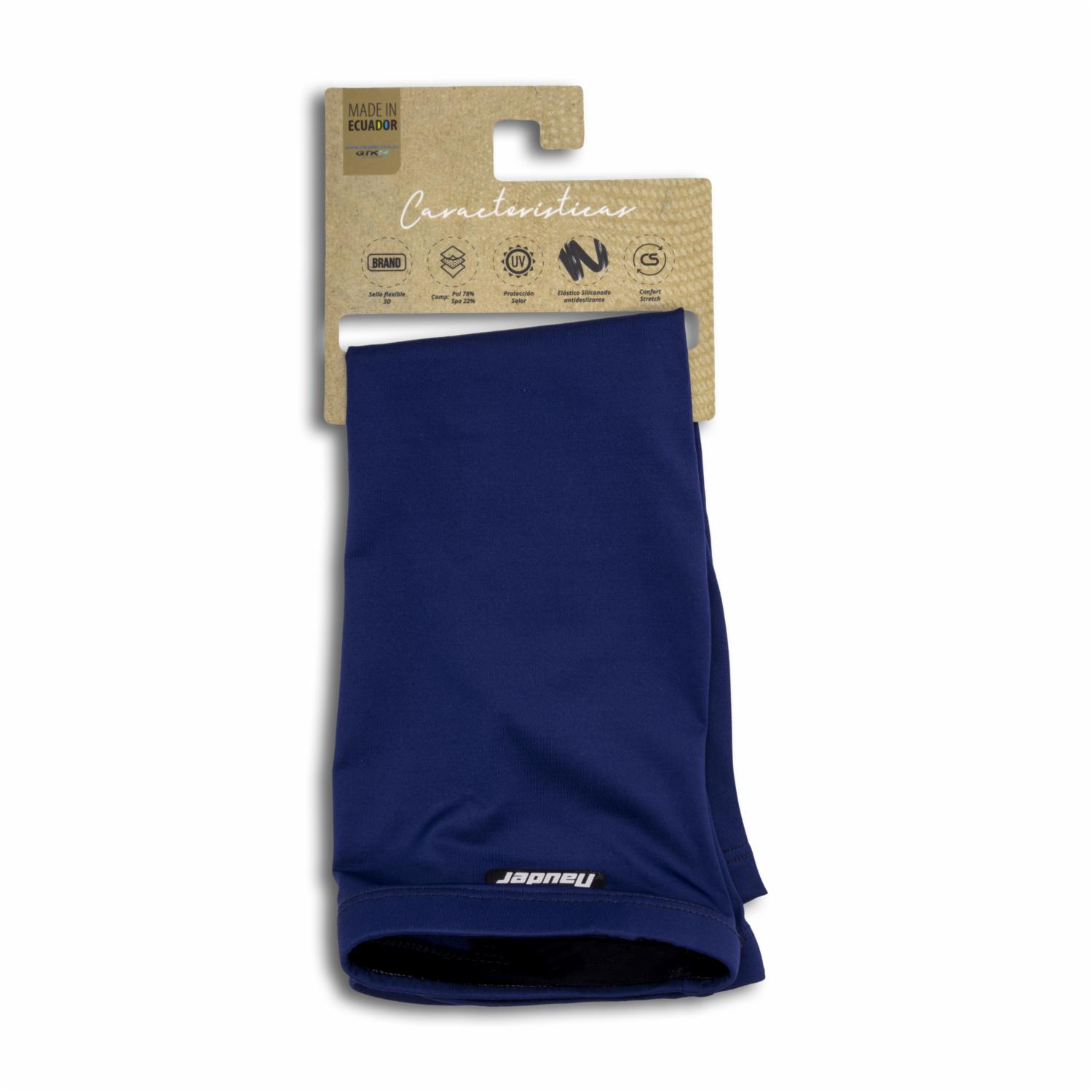 Mangas Deportivas Llanas Para Caballero Azul Marino NAUDER Única - Imagen 2