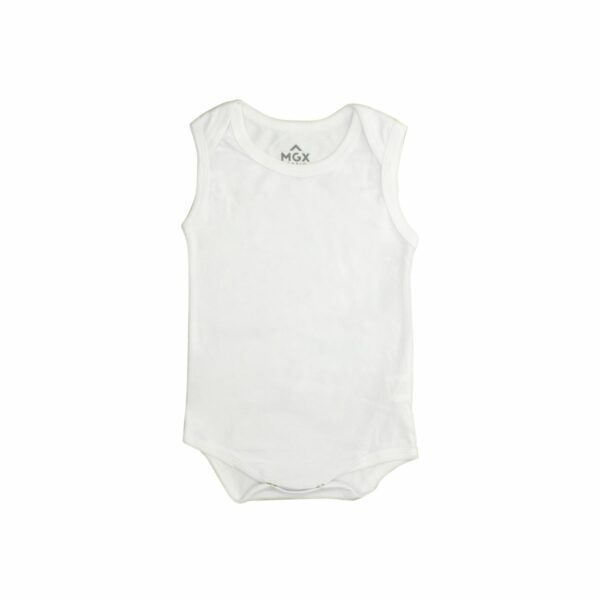 Body Bebé Unisex Organic Blanco MGX BABY - Imagen 2