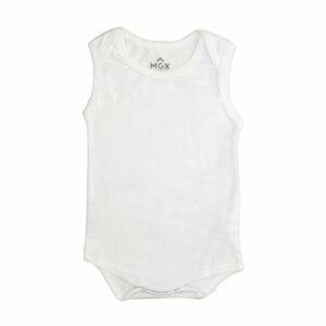 Body Bebé Unisex Organic Blanco MGX BABY