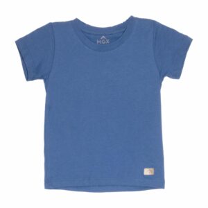 Camiseta Básica Manga Corta Azul MGX BABY