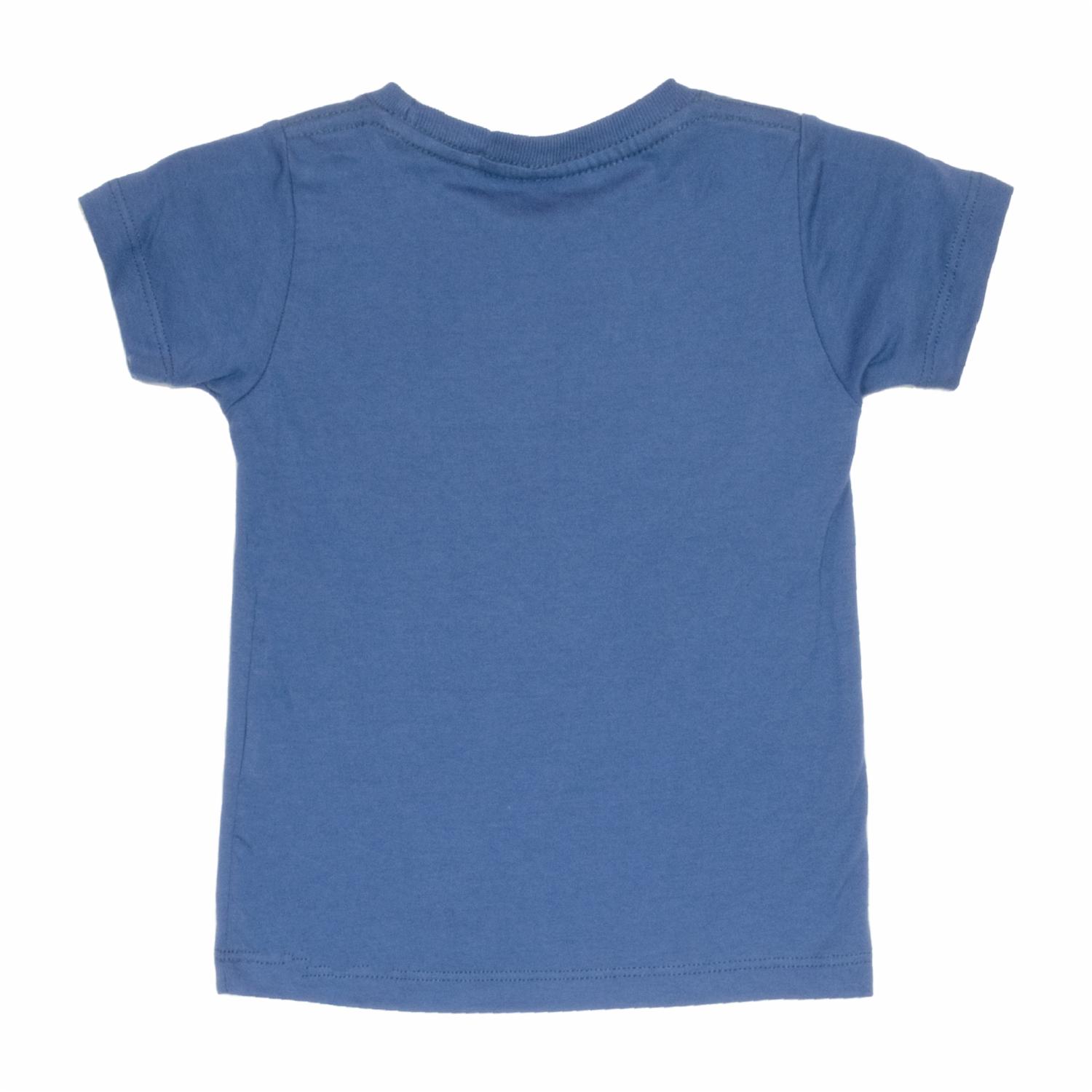 Camiseta Básica Manga Corta Azul MGX BABY - Imagen 2