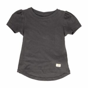 Camiseta Cuello Redondo Manga Corta Gris MGX BABY
