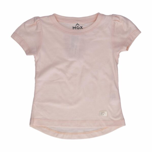 Camiseta Cuello Redondo Manga Corta Gris MGX BABY