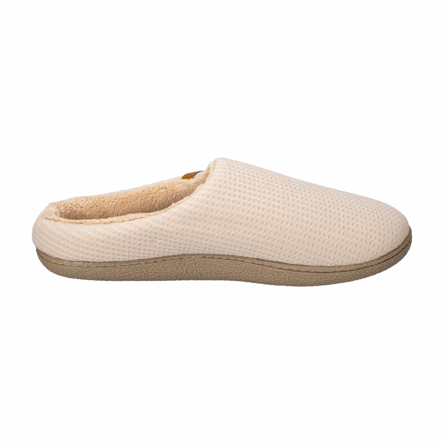 Pantuflas Diseño Waffle Beige MGX - Imagen 5