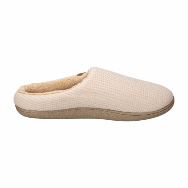 Pantuflas Diseño Waffle Beige MGX BASIC - Imagen 5