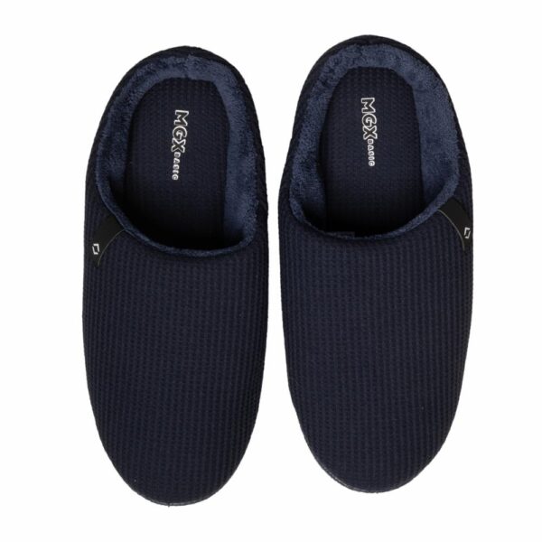 Pantuflas Para Caballero Waffle Color Azul MGX BASIC - Imagen 9