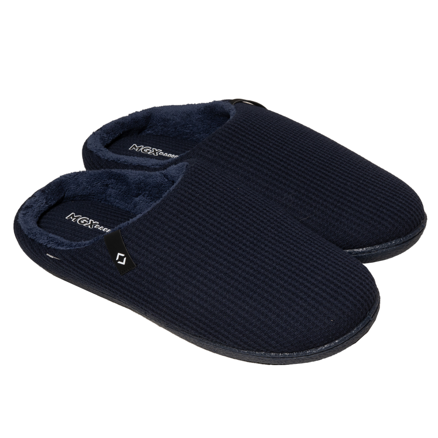 Pantuflas Para Caballero Waffle Color Azul MGX BASIC