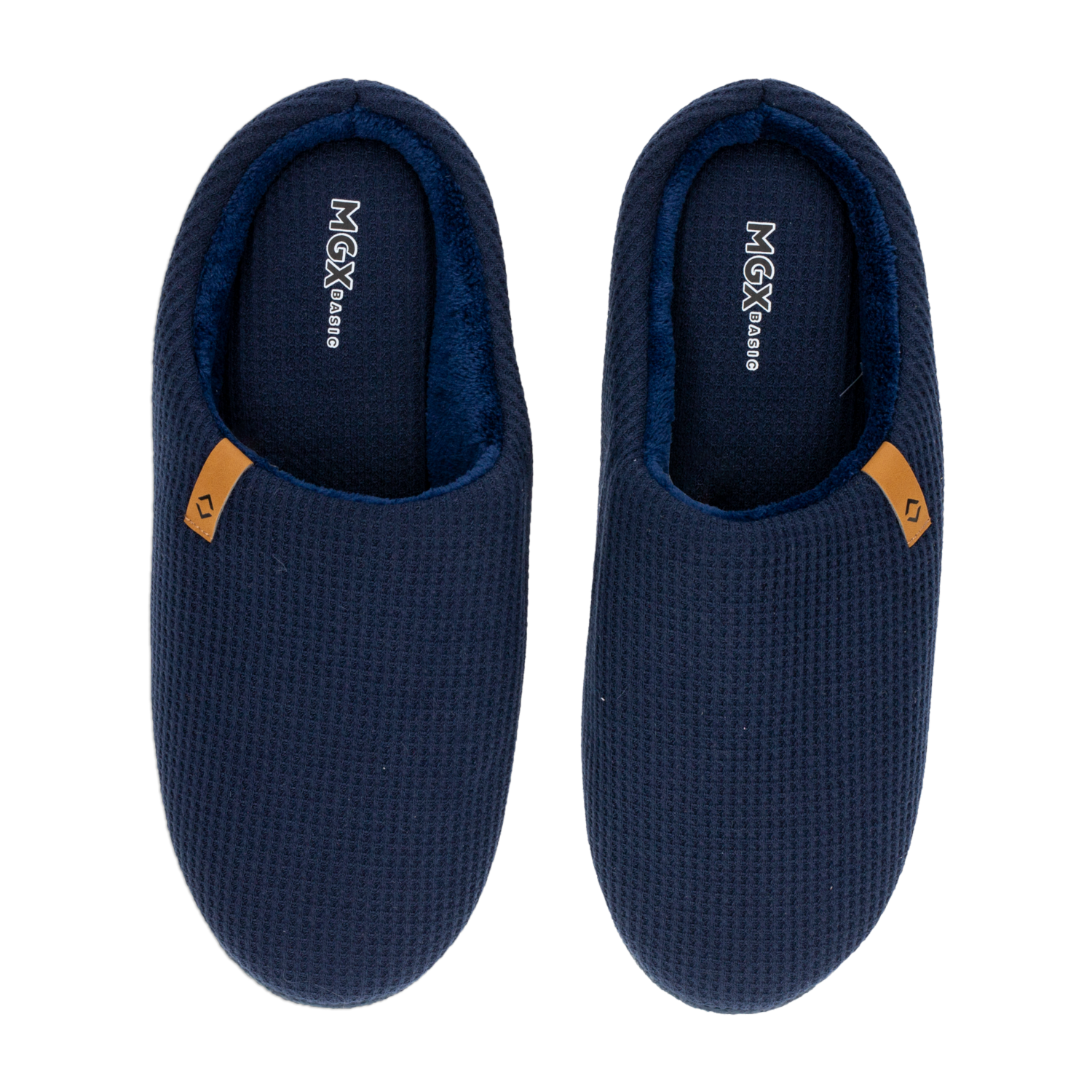 Pantuflas Para Caballero Waffle Color Azul MGX BASIC