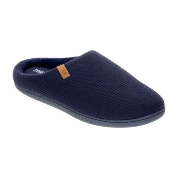 Pantuflas Para Caballero Waffle Color Azul MGX BASIC - Imagen 2