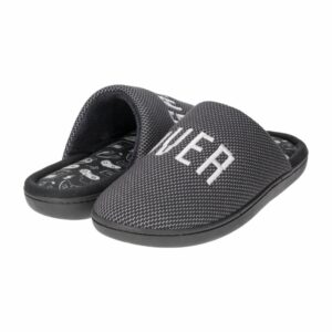 Pantuflas Para Caballero Diseño Game Over Negra CM ORIGINAL