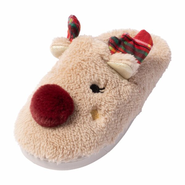Pantuflas Navideña De Reno CM ORIGINAL - Imagen 5