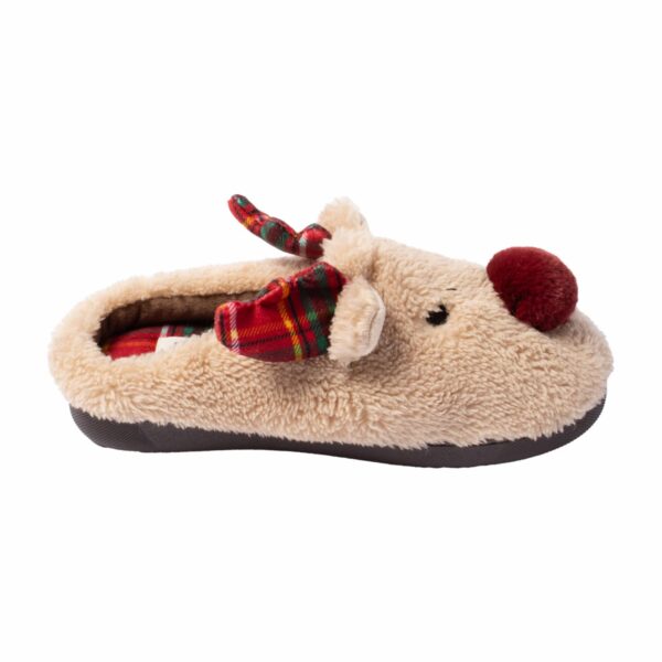 Pantuflas Navideña De Reno CM ORIGINAL - Imagen 4