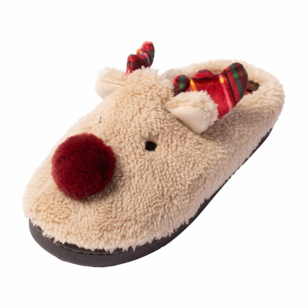 Pantuflas Navideña De Reno CM ORIGINAL - Imagen 5