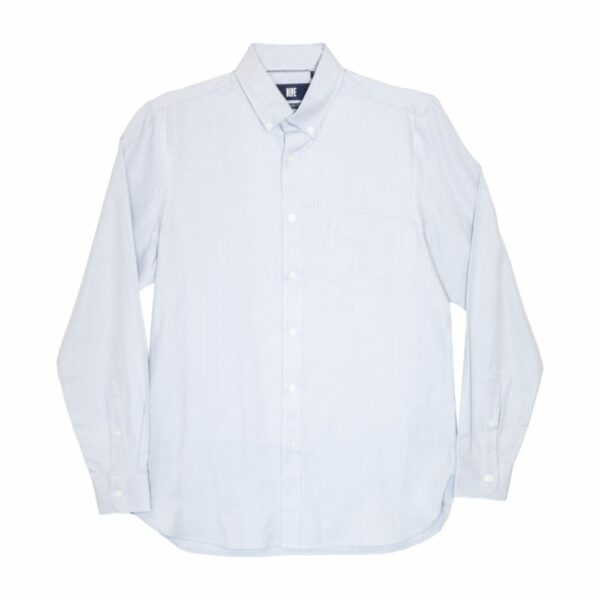 Camisa Manga Larga Confort Gris BLUE