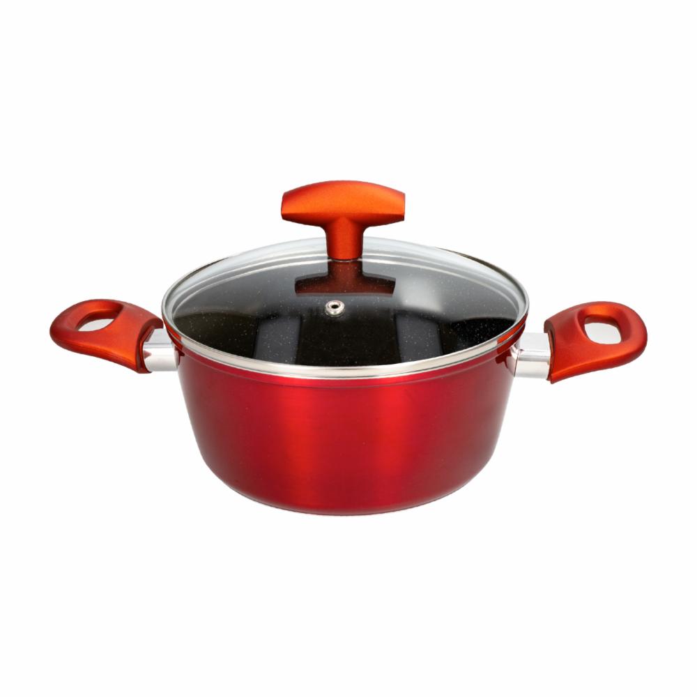 Set De Sartenes Y Ollas De Inducción Color Rojo SUPERMAXI 6 Piezas - Imagen 4