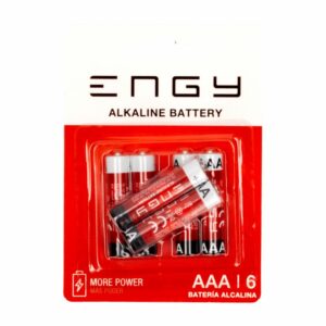 Pilas Alcalinas AAA ENGY X 6 Uds