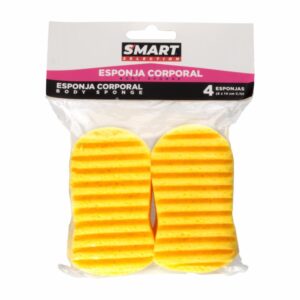 Esponja Para Baño Celulosa SMART SELECTION 1x4 Unidades