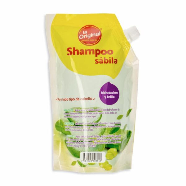 Shampoo Para Cabello Con Sábila LA ORIGINAL 500 Ml - Imagen 2