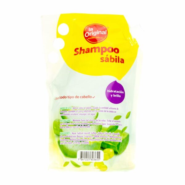 Shampoo Para Cabello Con Sábila LA ORIGINAL 1000 Ml - Imagen 2